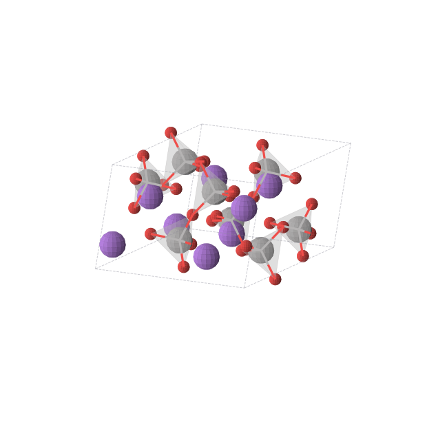 Crystal structure of NaVO3 (monoclinic, C2/c (No. 15))