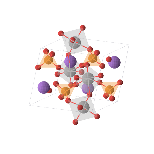 Crystal structure of NaVPO5 (monoclinic, P21/c (No. 14))