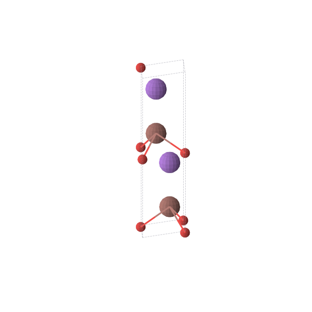 Crystal structure of NaTlO (hexagonal, P63mc (No. 186))