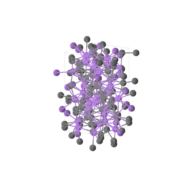 Crystal structure of NaPb (tetragonal, I41/acd (No. 142))