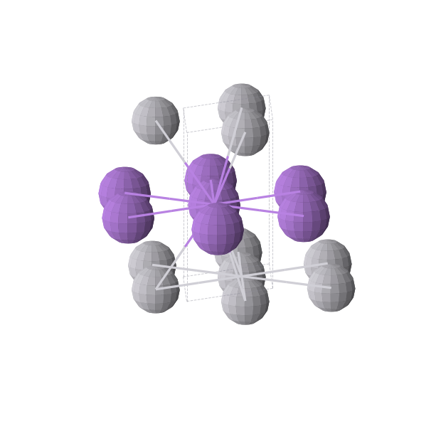 Crystal structure of NaPt (hexagonal, P-6m2 (No. 187))