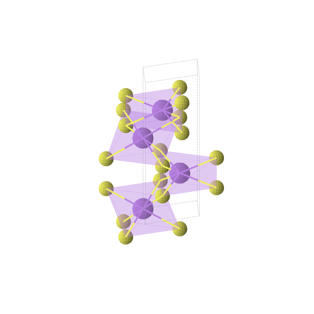Crystal structure of NaS (hexagonal, P63/mmc (No. 194))