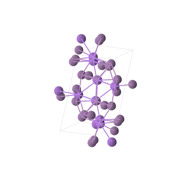 Crystal structure of NaSb (monoclinic, P21/c (No. 14))