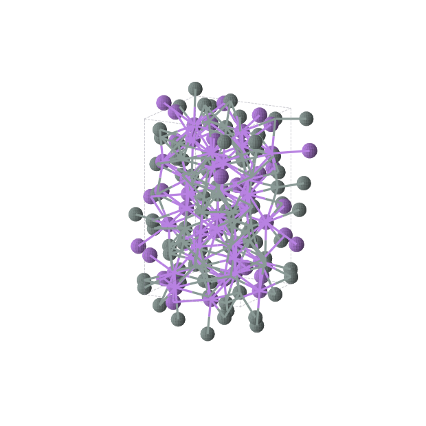 Crystal structure of NaSn (tetragonal, I41/acd (No. 142))