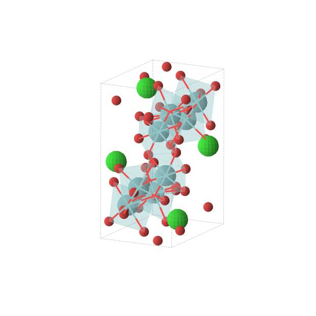 Crystal structure of SrNb2O6 (monoclinic, P21/c (No. 14))