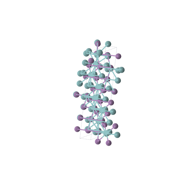 Crystal structure of Nb2Sb (triclinic, P1 (No. 1))