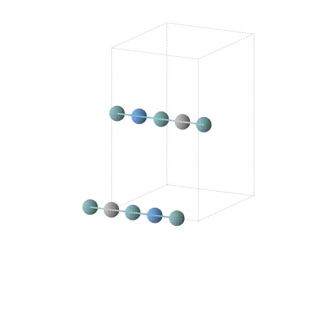 Crystal structure of Nb2TaTi (orthorhombic, Immm (No. 71))