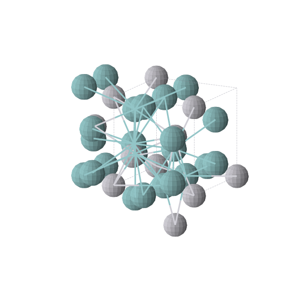 Crystal structure of Nb3Pt (cubic, Pm-3n (No. 223))