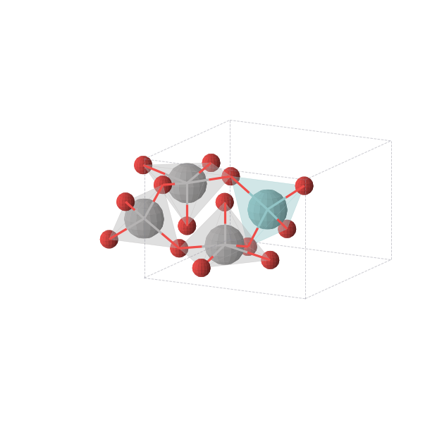 Crystal structure of NbV3O10 (tetragonal, P-4m2 (No. 115))