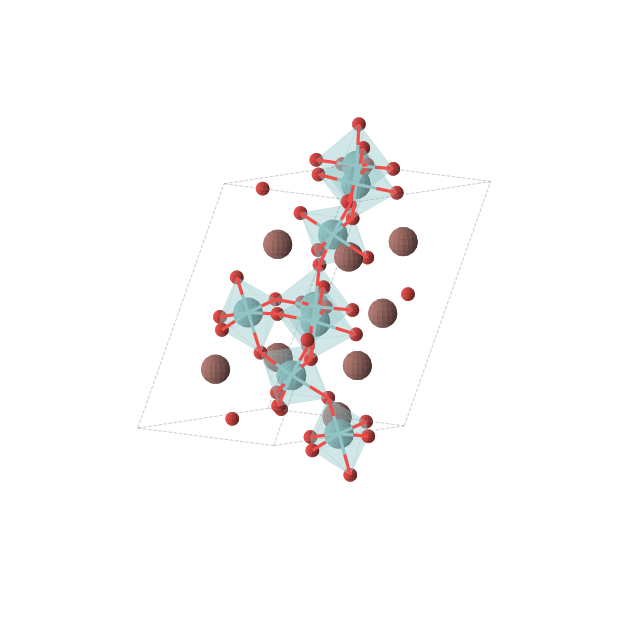 Crystal structure of NbTlO3 (triclinic, P1 (No. 1))