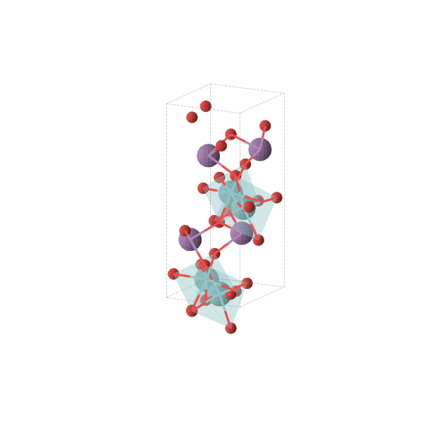 Crystal structure of NbSbO4 (orthorhombic, Pna21 (No. 33))