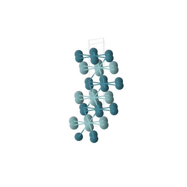 Crystal structure of NbPd (trigonal, R-3m (No. 166))