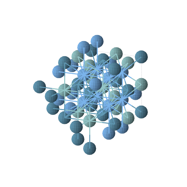 Crystal structure of Ta2NbRe (cubic, Fm-3m (No. 225))