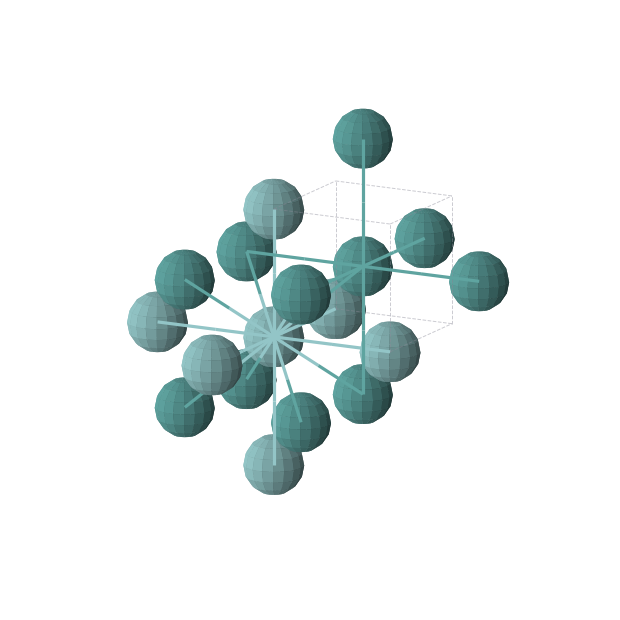 Crystal structure of NbRu (cubic, Pm-3m (No. 221))