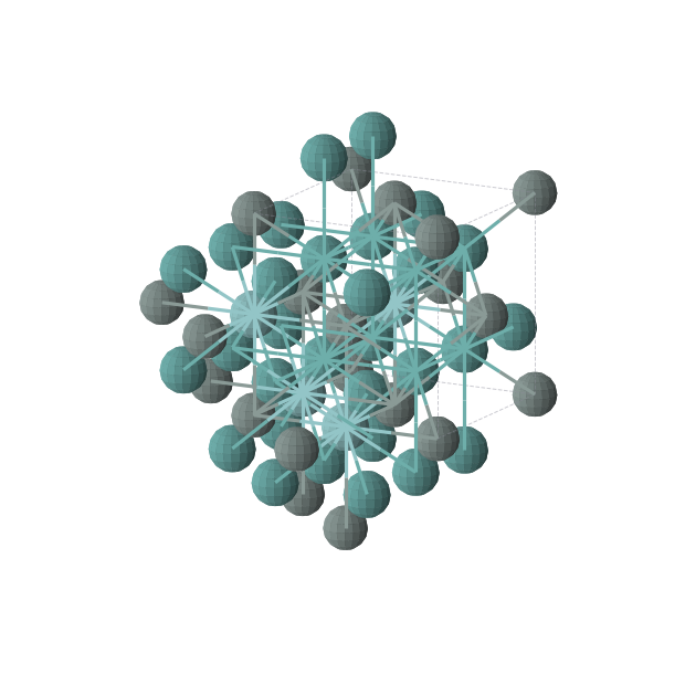 Crystal structure of Nb1Sn1Tc2 (cubic, Fm-3m (No. 225))