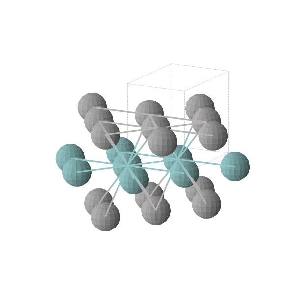 Crystal structure of NbV (orthorhombic, Cmmm (No. 65))