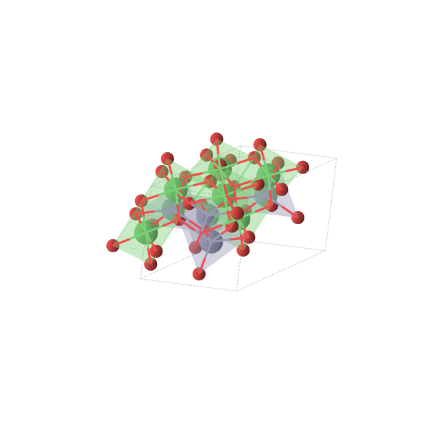 Crystal structure of Zn2Ni3O8 (monoclinic, C2/m (No. 12))