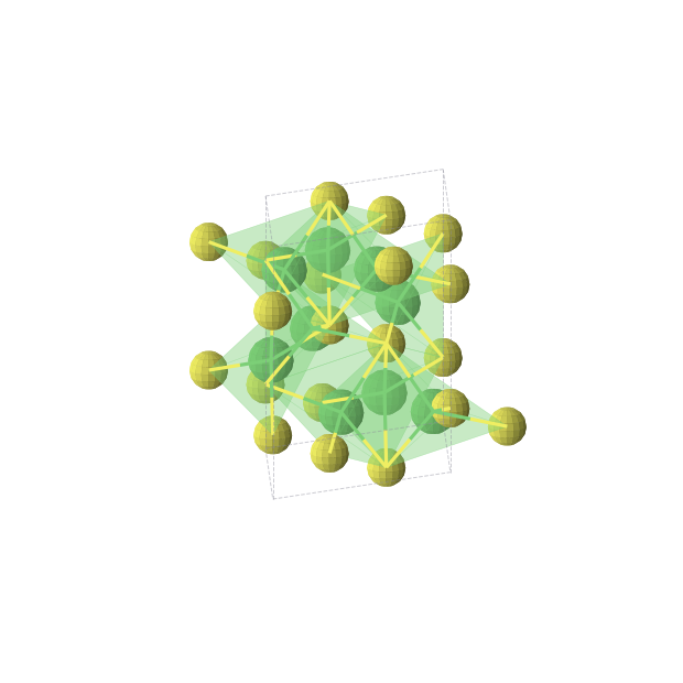 Crystal structure of Ni3S2 (trigonal, R32 (No. 155))