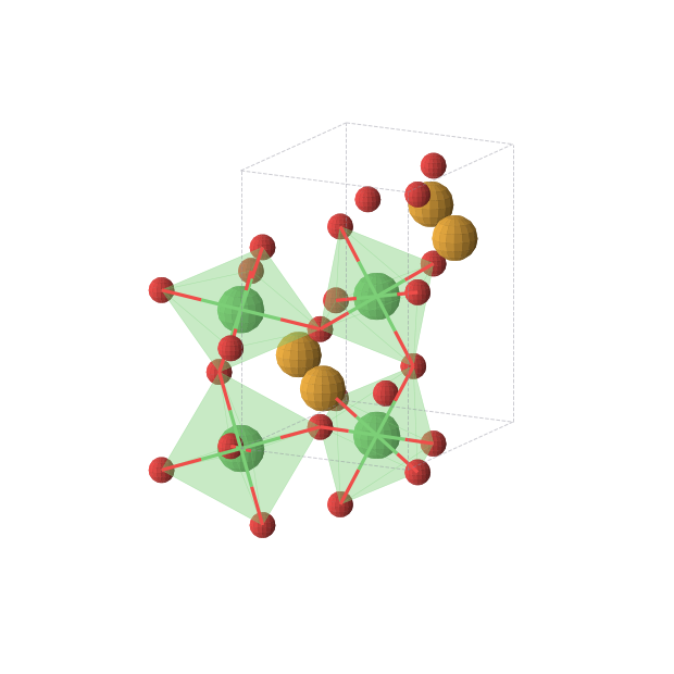 Crystal structure of NiSeO3 (orthorhombic, Pnma (No. 62))