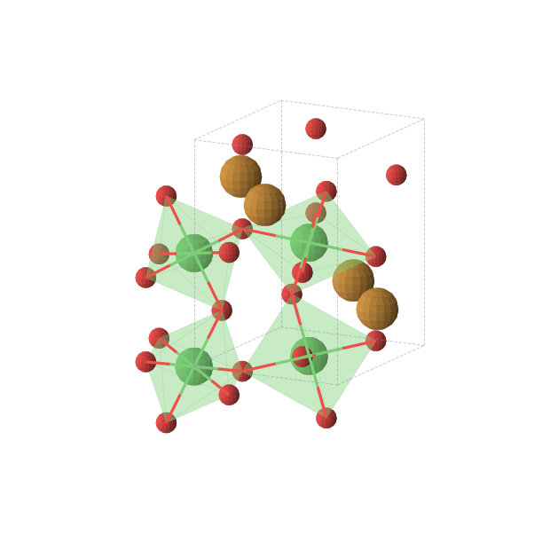 Crystal structure of NiTeO3 (orthorhombic, Pnma (No. 62))