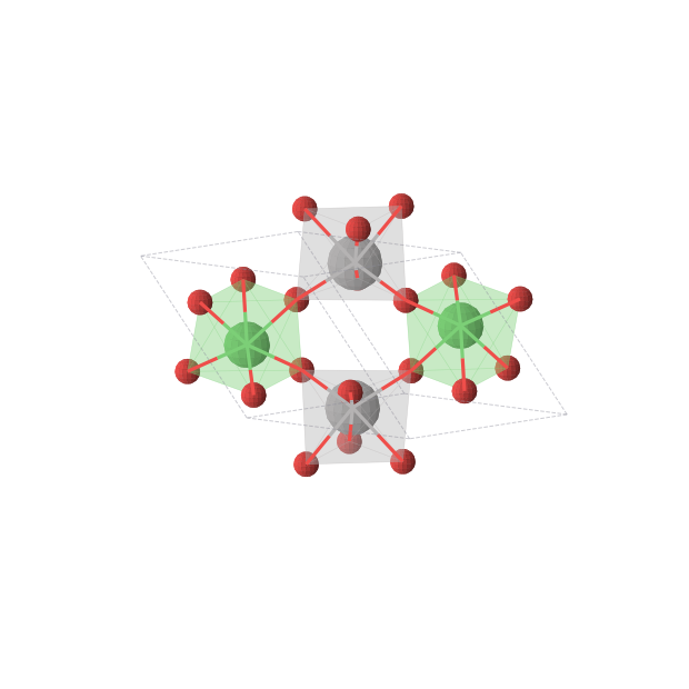 Crystal structure of VNiO3 (triclinic, P-1 (No. 2))