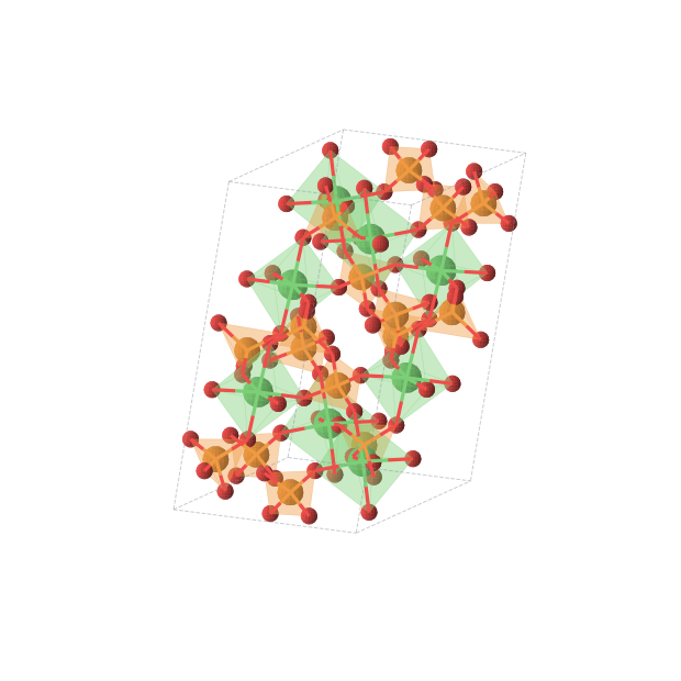 Crystal structure of NiP2O7 (monoclinic, C2/c (No. 15))