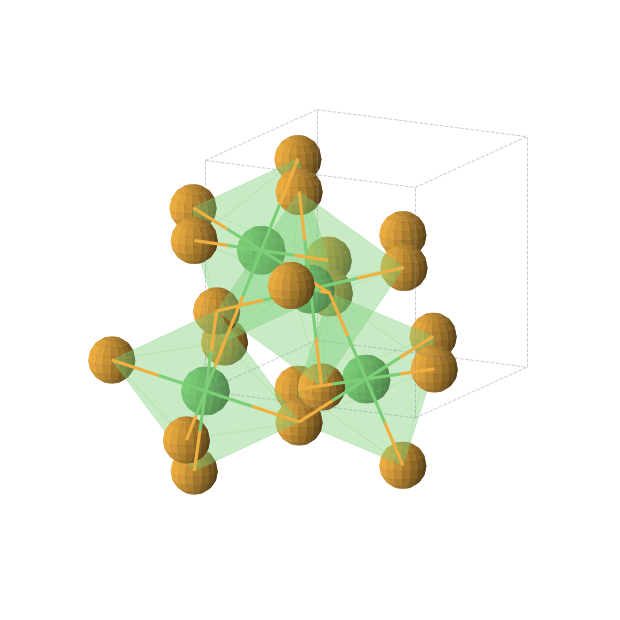 Crystal structure of NiSe2 (cubic, Pa-3 (No. 205))