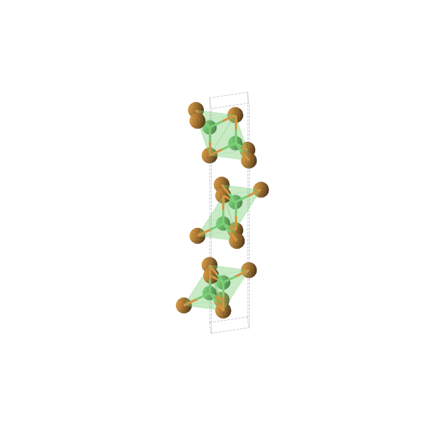 Crystal structure of NiTe (trigonal, R-3m (No. 166))