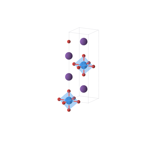 Crystal structure of Rb2NpO4 (tetragonal, I4/mmm (No. 139))