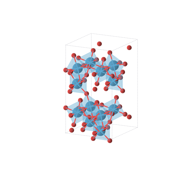 Crystal structure of W3O10 (orthorhombic, Fmm2 (No. 42))