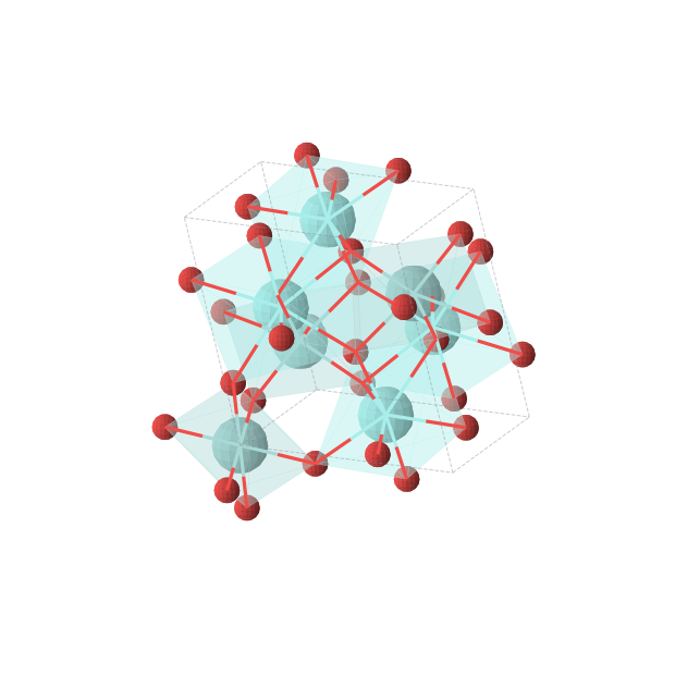 Crystal structure of Y4Zr3O12 (triclinic, P-1 (No. 2))