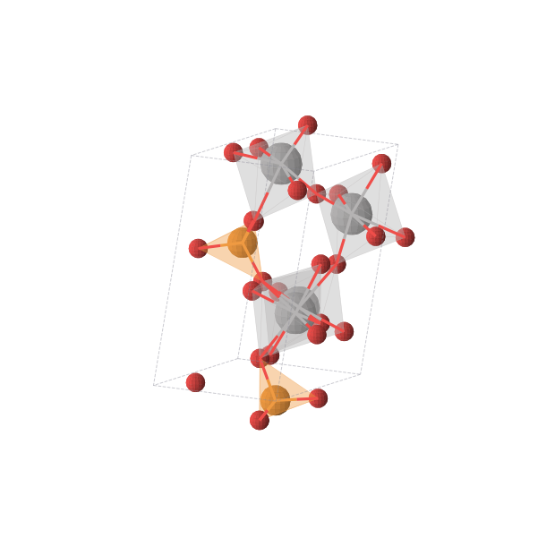 Crystal structure of V4P2O13 (triclinic, P1 (No. 1))