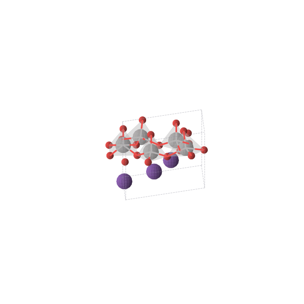 Crystal structure of Rb3V5O14 (trigonal, P31m (No. 157))