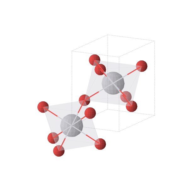 Crystal structure of PtO2 (orthorhombic, Pnnm (No. 58))