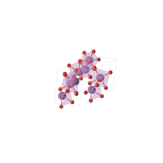 Crystal structure of SbO2 (monoclinic, C2/c (No. 15))