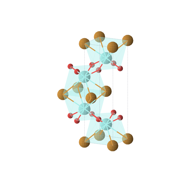Crystal structure of Y2TeO2 (tetragonal, I4/mmm (No. 139))