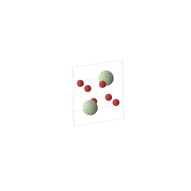 Crystal structure of O12Pr4 (hexagonal, P63/m (No. 176))