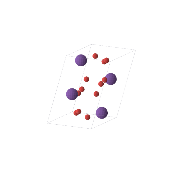 Crystal structure of RbO3 (monoclinic, P21/c (No. 14))