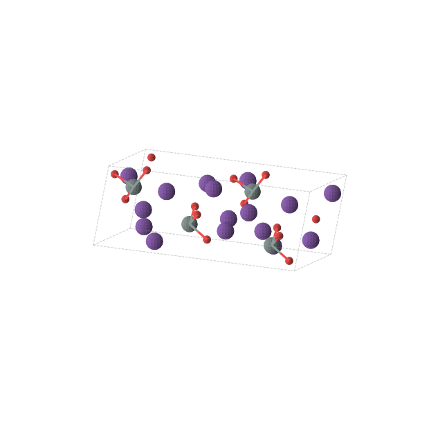 Crystal structure of Rb4SnO3 (monoclinic, Cc (No. 9))