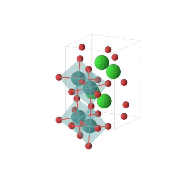 Crystal structure of SrRuO3 (trigonal, P-31m (No. 162))