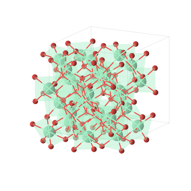 Crystal structure of Sm2O3 (cubic, Ia-3 (No. 206))