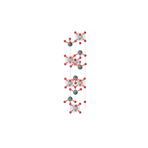 Crystal structure of TiSnO3 (trigonal, R-3 (No. 148))