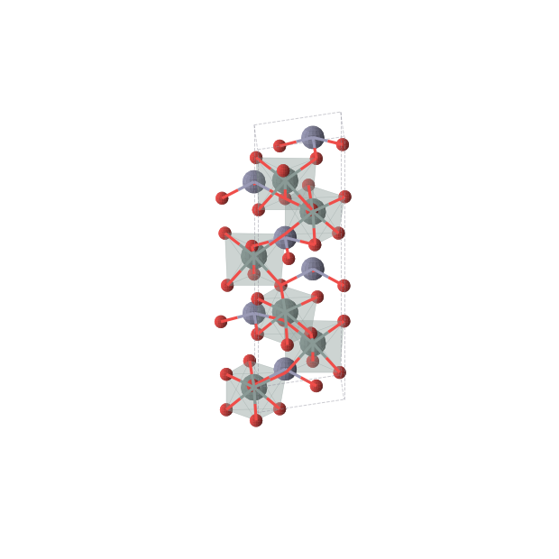 Crystal structure of ZnSnO3 (trigonal, R3c (No. 161))