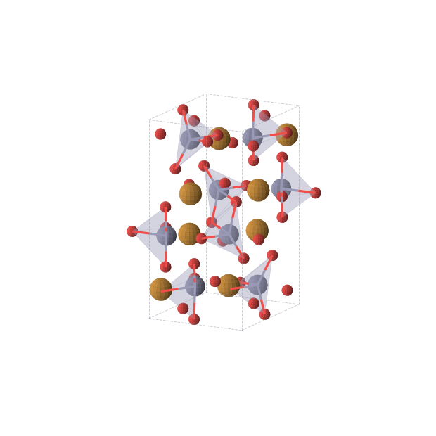Crystal structure of O24Te8Zn8 (orthorhombic, Pbca (No. 61))