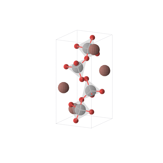 Crystal structure of TlVO3 (orthorhombic, Pbcm (No. 57))