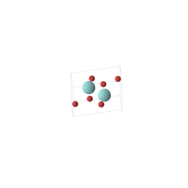 Crystal structure of YO3 (hexagonal, P63/m (No. 176))
