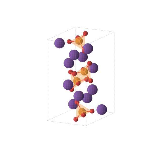 Crystal structure of O16P4Rb12 (orthorhombic, Pnma (No. 62))