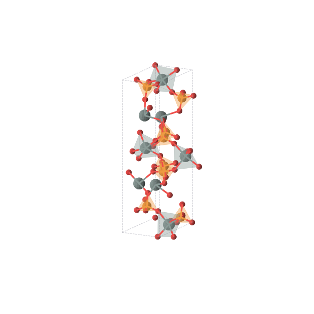 Crystal structure of O4PSn (orthorhombic, Pna21 (No. 33))