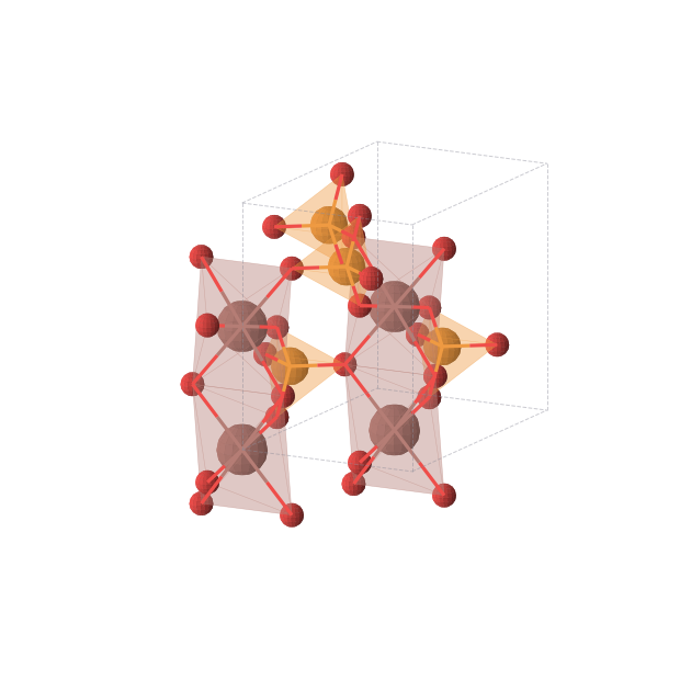 Crystal structure of TlPO4 (orthorhombic, Cmcm (No. 63))