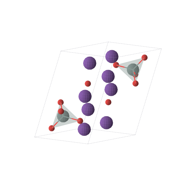 Crystal structure of Rb4SnO4 (triclinic, P-1 (No. 2))